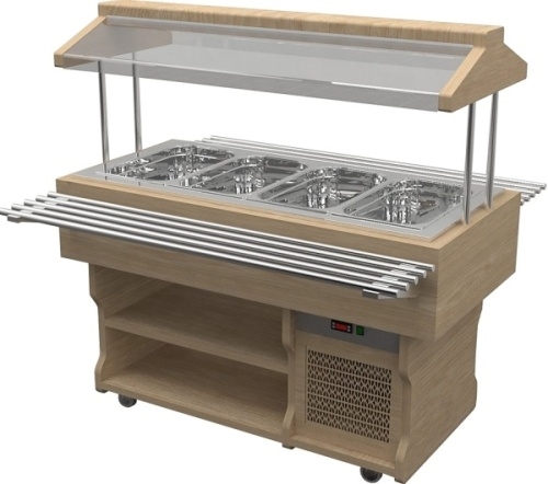 Салат-бар GASTROLUX ПО-187/5GN/W