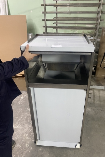 Мусорный бак для фуд корта RESTOINOX МБНФ-1-5/5/12.5