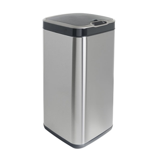 Ведро для мусора FOODATLAS JAH-6313 25л, сенсорное, квадратное, внутр ведро, стальной