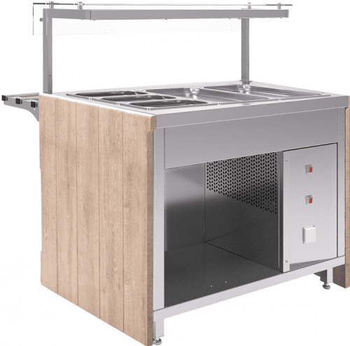 Прилавок холодильный REFETTORIO RC11A Capital 805x700x1255(860) h=100мм