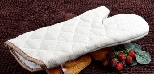 Рукавицы термостойкие RESTOPROF серые (пара), длина 28 см