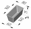Секция форм для хлеба СПИКА 4Л12 (160 х 80 х75 мм) фото