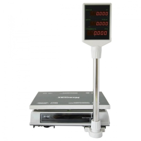 Весы торговые M-ER 326 ACP-32.5 "Slim" LED Белые фото