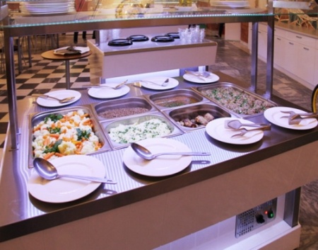 Мармит вторых блюд REFETTORIO RМ42А шведский стол островной фото