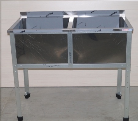 Ванна моечная двухсекционная RESTOINOX ВМС-2/5-Б-ЭК фото