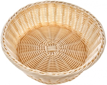 Корзинка пластиковая LUXSTAHL 360 мм бежевая [Beige 2266] кт257 фото