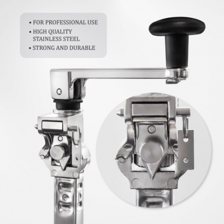 Открывалка настольная для банок BOJ 50см. нержавеющая сталь фото