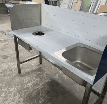 Стол для чистки рыбы RESTOINOX СПЧВЦ-15/6-БОП фото