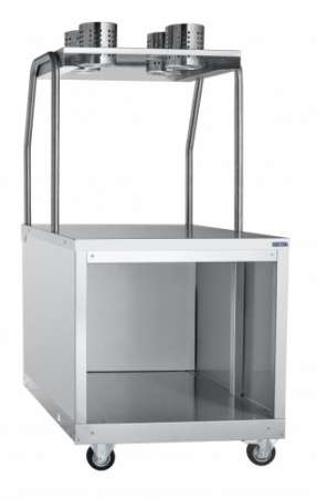 Прилавок для столовых приборов ABAT ПСП-70ПМ (кашированный под дерево) фото