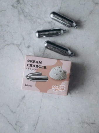 Баллончик для сливок MASTERWHIP N2O 10 шт фото