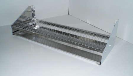 Полка навесная RESTOINOX ПНТ-1-9/3 для сушки тарелок фото