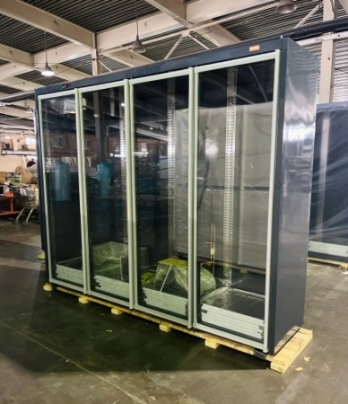 Горка холодильная KIFATO Прага 900х3750х2150 вынос с дверьми фото