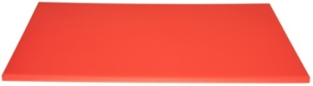 Доска разделочная мки167/1, полипропилен, 350х260х8мм, красный фото