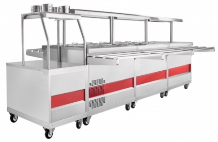 Прилавок для горячих напитков ABAT ПРЕМЬЕР ПГН-70Т (кашированный под дерево) фото