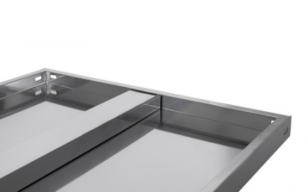 Стеллаж кухонный LUXSTAHL СР-1800*1000*300/4 нерж. фото