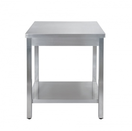 Стол универсальный LUXSTAHL СПУ-8/6 со сплошной полкой нерж. фото