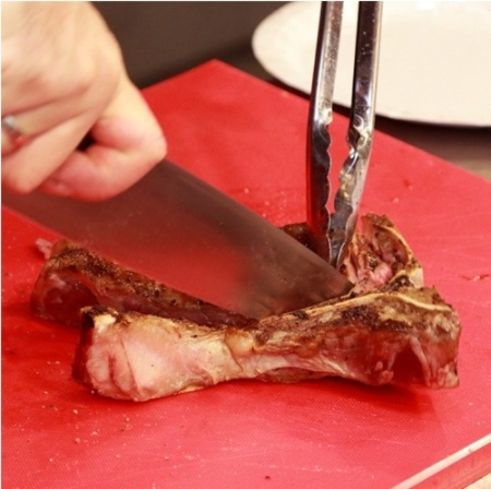 Доска разделочная мки167/1, полипропилен, 350х260х8мм, красный фото