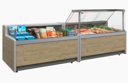 Прилавок CARBOMA GC111 N 0,9-7, 1008, темный дуб фото