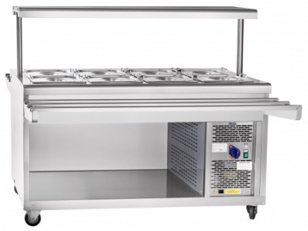 Прилавок холодильный ABAT ПВВ(Н)-70ПМ-01-НШ фото