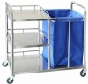 Тележка для горничных ОЛДАК ТН 3 нержавеющая стальаль