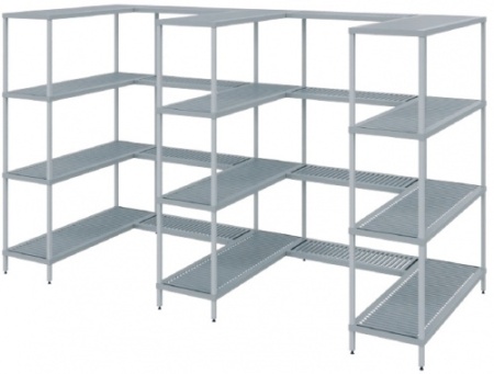 Стеллаж модульный POLAIR LOAD.ME poly 18AL.4PP40.13E фото