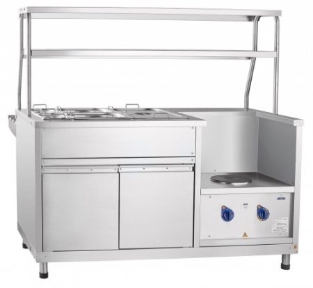 Мармит 1-х и 2-х блюд ABAT АСТА ЭМК-70КМУ универсальный паровой фото