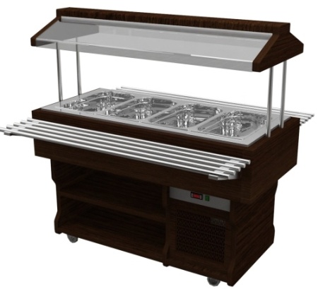 Салат-бар GASTROLUX ПО-187/5GN/W фото