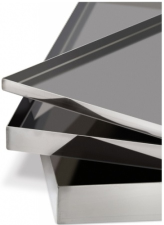 Противень LUXSTAHL из нержавеющей стали 600х400 мм сварной мки001 фото