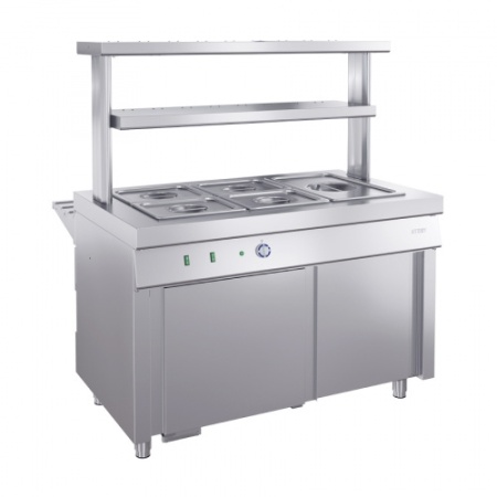 Мармит 2-х блюд ATESY РИВЬЕРА М2-1200-02-СО без полок фото