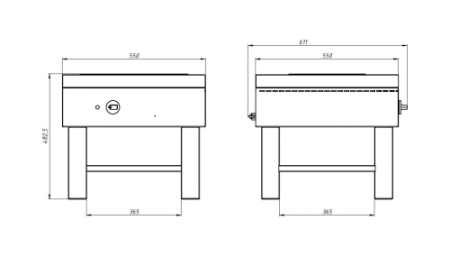 Плита-табурет электрическая GRILL MASTER Ф1ПЭ 24054 фото