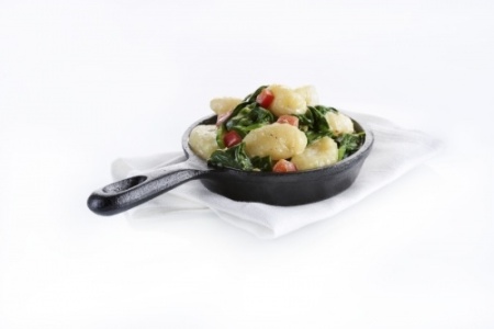 Сковорода 126/29 мм с одной ручкой порционная чугун Luxstahl [НЕ51] кт1217 фото