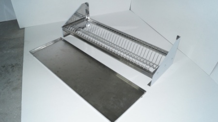 Полка навесная RESTOINOX ПНТ-1-9/3 для сушки тарелок фото