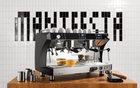 Кофемашина рожковая MANIFESTA Professionale 2 высокие группы, металлич фото