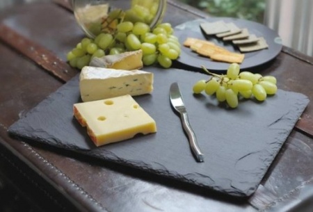 Блюдо для подачи SUNNEX MSL2010 сланец натур., H=5, L=200, B=100мм фото