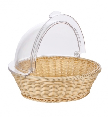 Крышка полусфера LUXSTAHL 370 мм прозрачная [CV06] кт258 фото