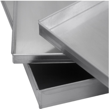 Противень LUXSTAHL мки174 алюминий L=600, B=400, H=30 мм 1,5мм фото