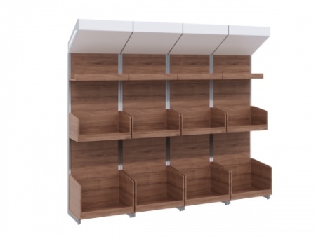 Стеллаж пристенный CARBOMA Модуль S5-20 01 фото