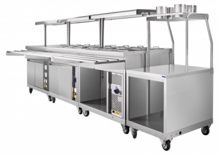 Прилавок для горячих напитков ABAT ПРЕМЬЕР ПГН-70Т (кашированный под дерево) фото