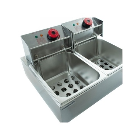 Фритюрница FOODATLAS Eco DF-82 (6л+6л) фото