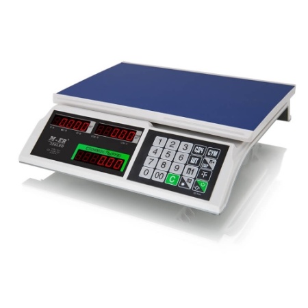 Весы торговые M-ER 326 AC-32.5 "Slim" LED Белые фото