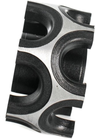 Матрица FOODATLAS JGL-135-5B, 12 ячеек, полумесяц ровный фото