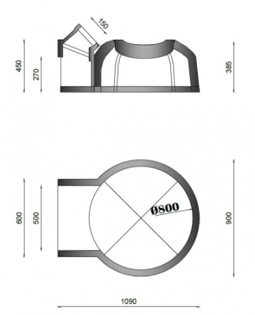 Печь для пиццы на дровах ALFA PIZZA Goti 80 фото