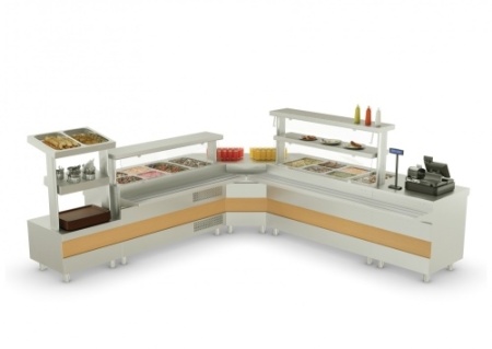 Прилавок для горячих напитков ATESY Ривьера ПГН-1120-02-О фото