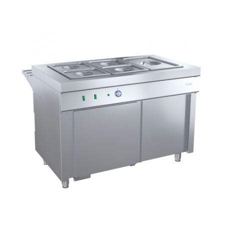 Мармит 2-х блюд ATESY РИВЬЕРА М2-1200-02-СО без полок фото