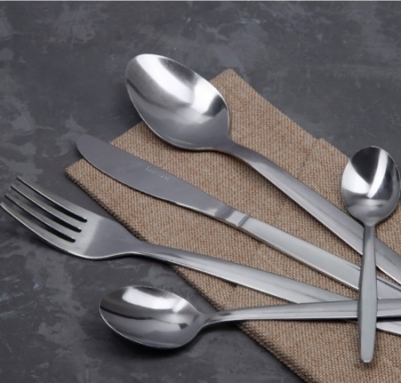 Вилка столовая LUXSTAHL Iris KL-23 нерж. сталь, L=19 см, серебряный фото