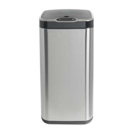 Ведро для мусора FOODATLAS JAH-6313 25л, сенсорное, квадратное, внутр ведро, стальной фото