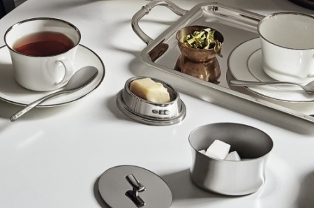 Сахарница с крышкой SAMBONET Бамбу 56710-02 нержавеющая стальаль, 200 мл, металлич. фото