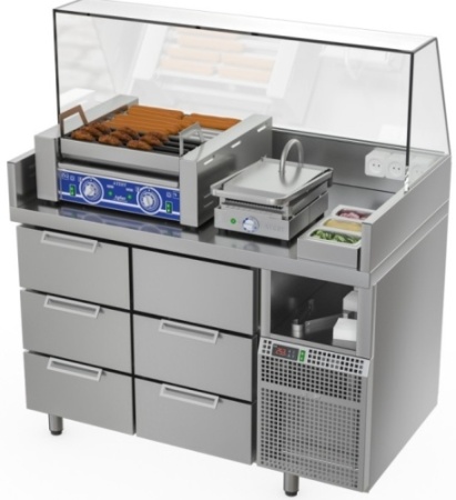 Станция для хот догов ATESY Бавария БХС -1235.700-02-1 фото