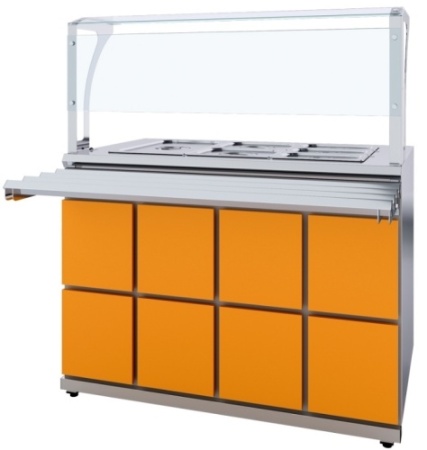 Мармит вторых блюд паровой LUXSTAHL МВП С-1500 Premium фото