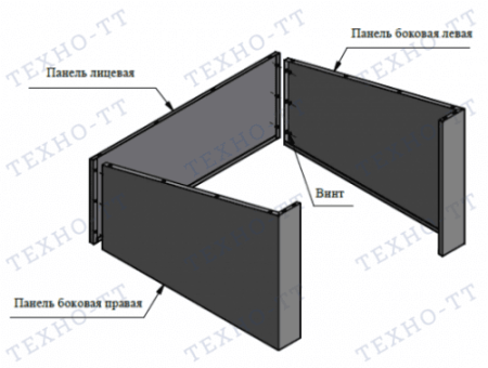 Стол для выкладки рыбы на льду ТЕХНО-ТТ СП-612/2202Ф с агрегатом фото